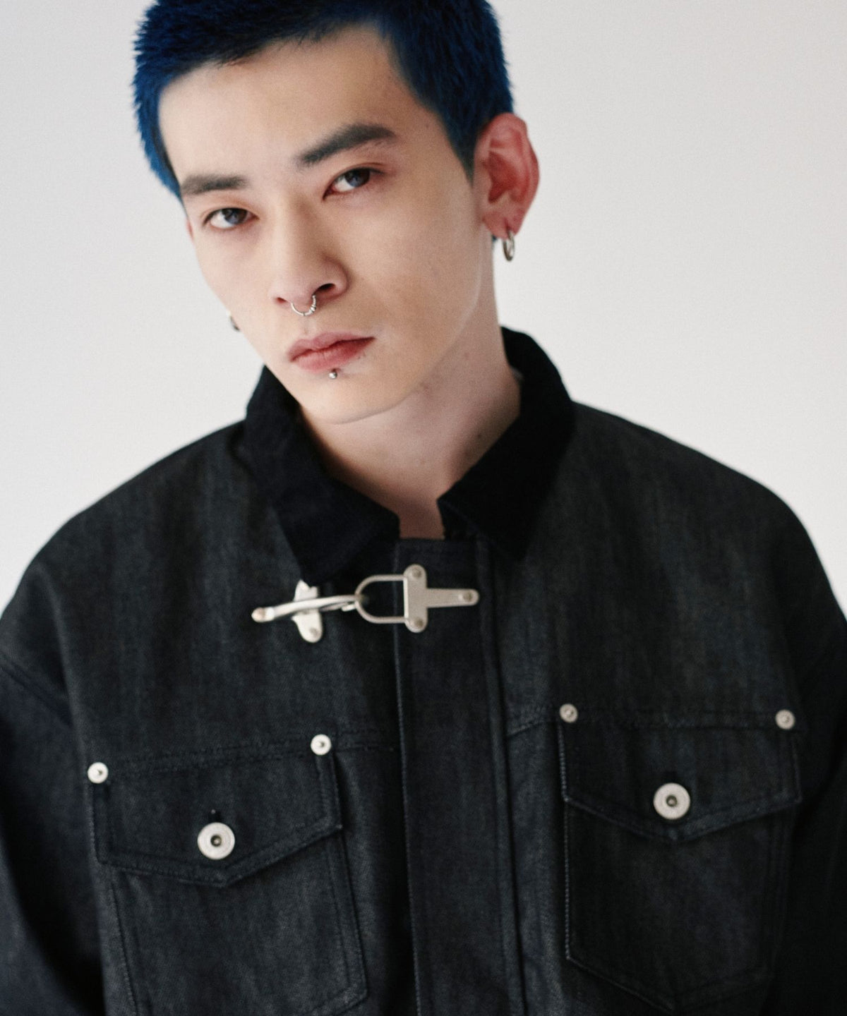 Rigid denim fireman jacket / リジッドデニムファイヤーマンジャケット