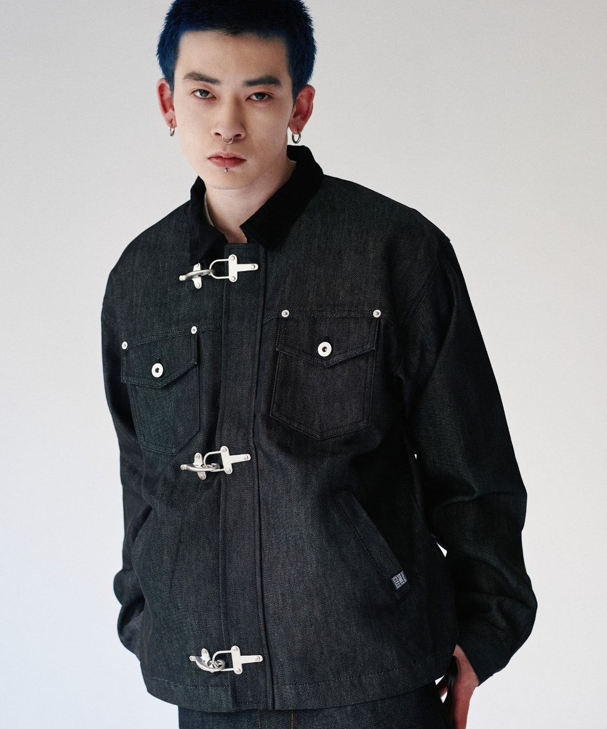 Rigid denim fireman jacket / リジッドデニムファイヤーマンジャケット