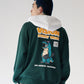 Dinosaur ghost hoodie / ゴースト配色フーディー