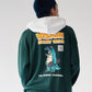 Dinosaur ghost hoodie / ゴースト配色フーディー