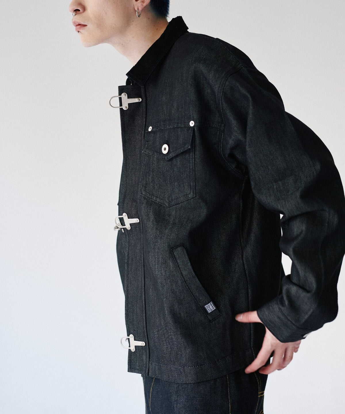Rigid denim fireman jacket / リジッドデニムファイヤーマンジャケット