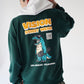 Dinosaur ghost hoodie / ゴースト配色フーディー