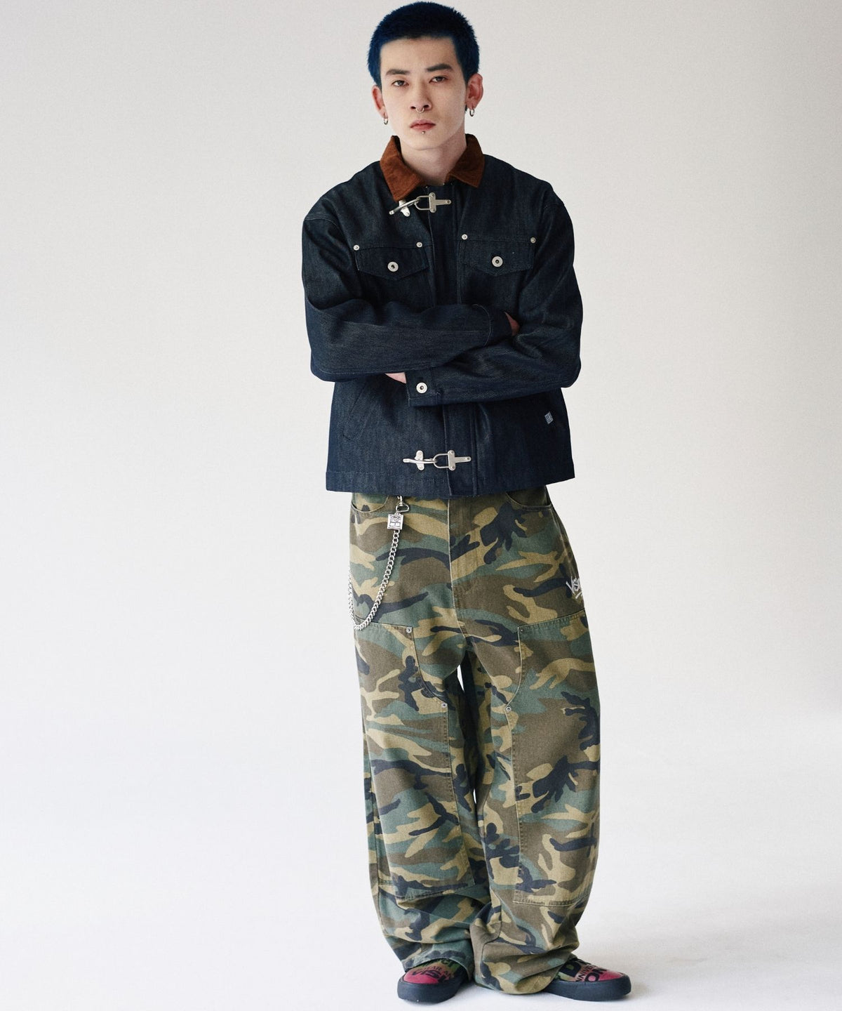 Rigid denim fireman jacket / リジッドデニムファイヤーマンジャケット