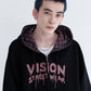 Ghost check hood ZIPPK / ゴーストチェックフードパーカー
