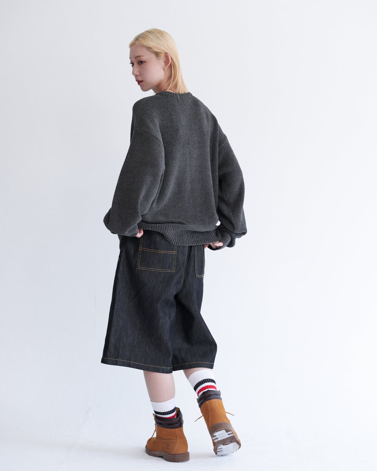 Ghost jacquard knit / ゴーストジャガードニット