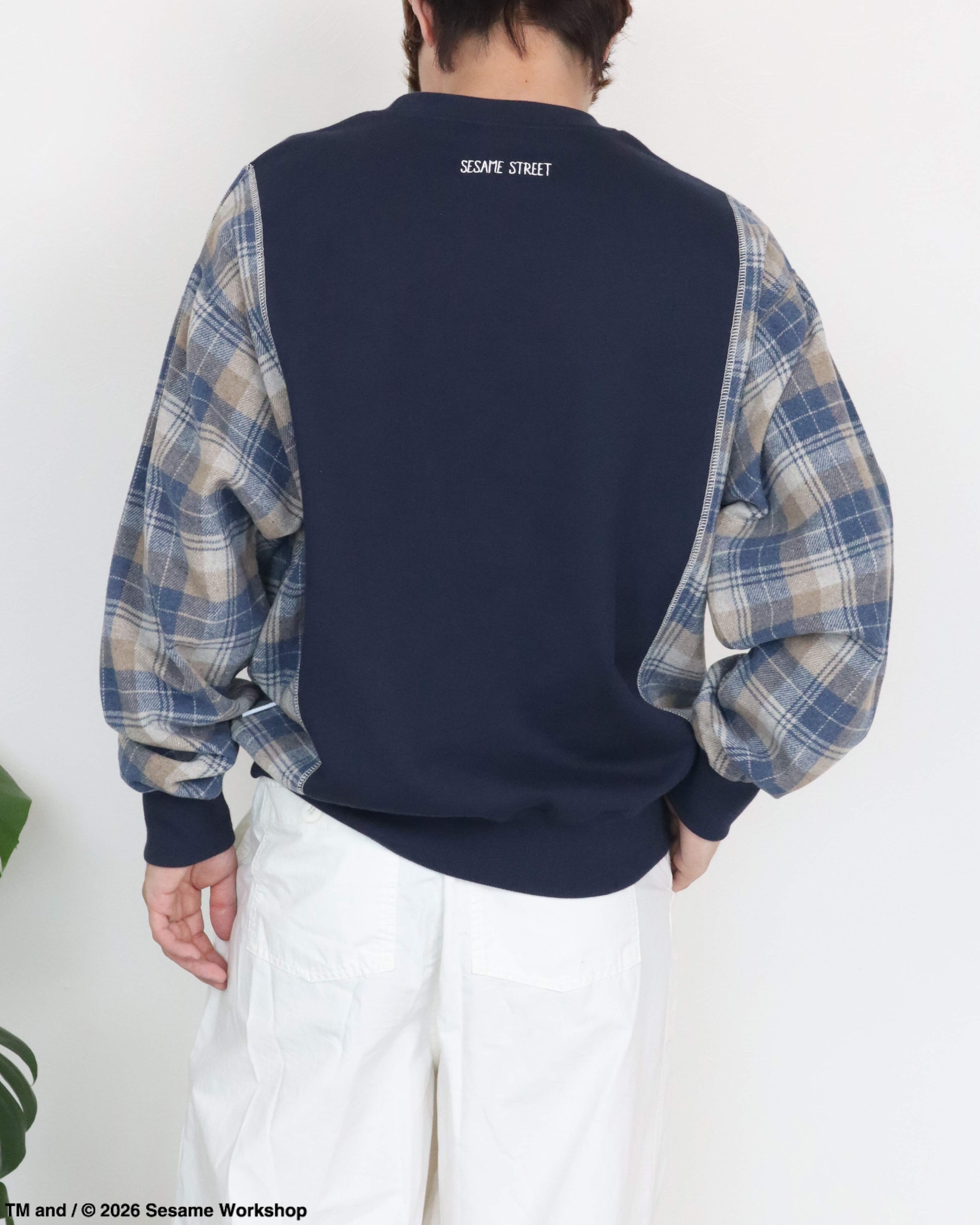 セサミストリート】切替チェックスウェット – Ha-Li-C STORE（ハリック