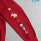 【スポンジ・ボブ】サガラ刺繍　袖プリントスウェット