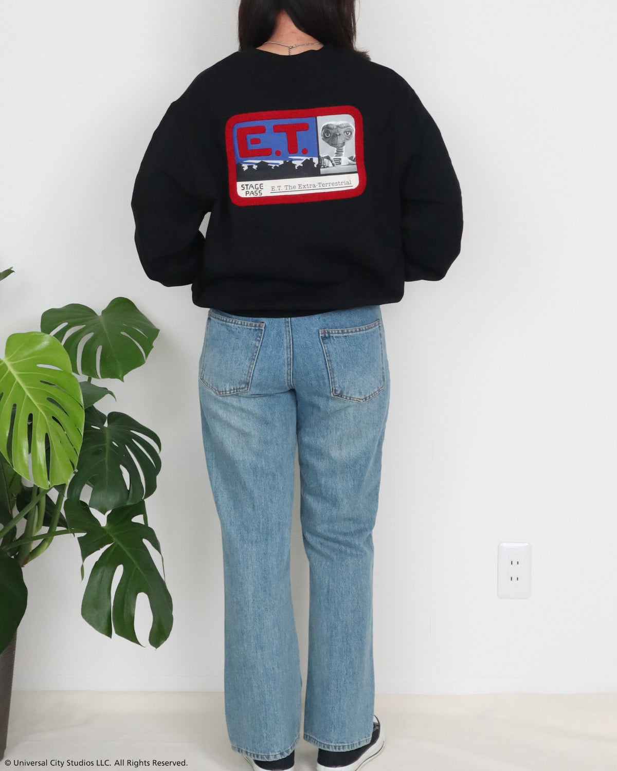 【E.T.】サガラ刺繍スウェット