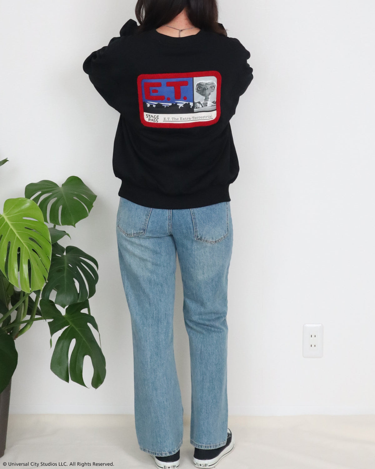 【E.T.】サガラ刺繍スウェット