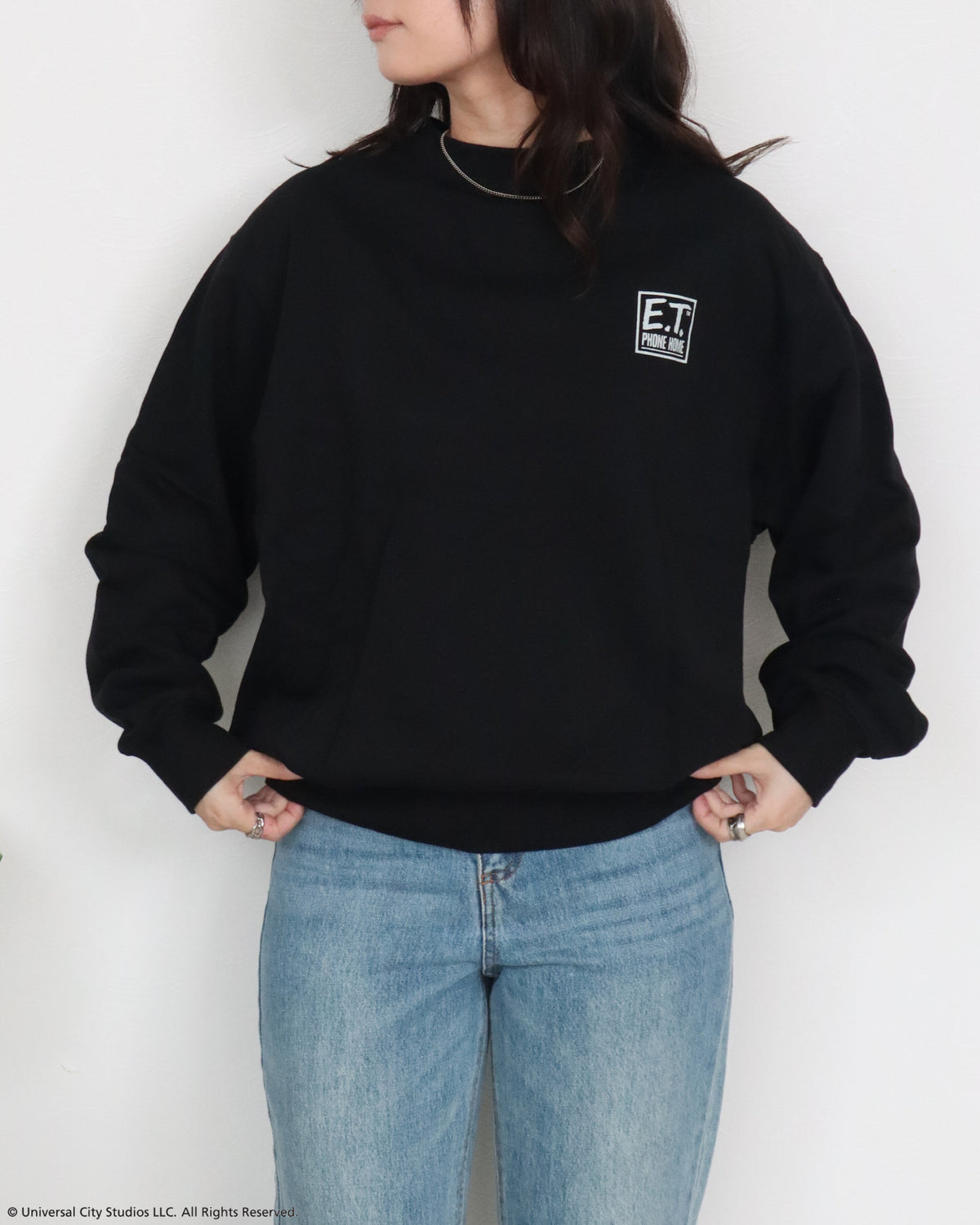 【E.T.】サガラ刺繍スウェット