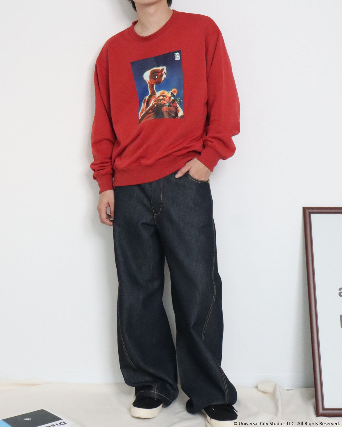 【E.T.】フォトプリントスウェット