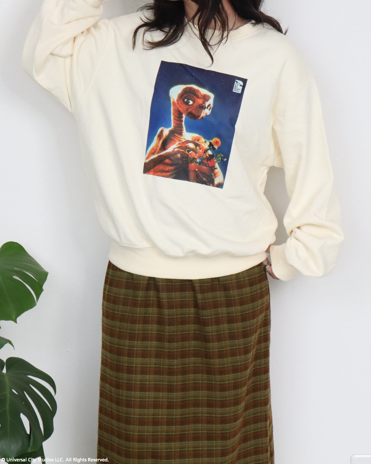 【E.T.】フォトプリントスウェット