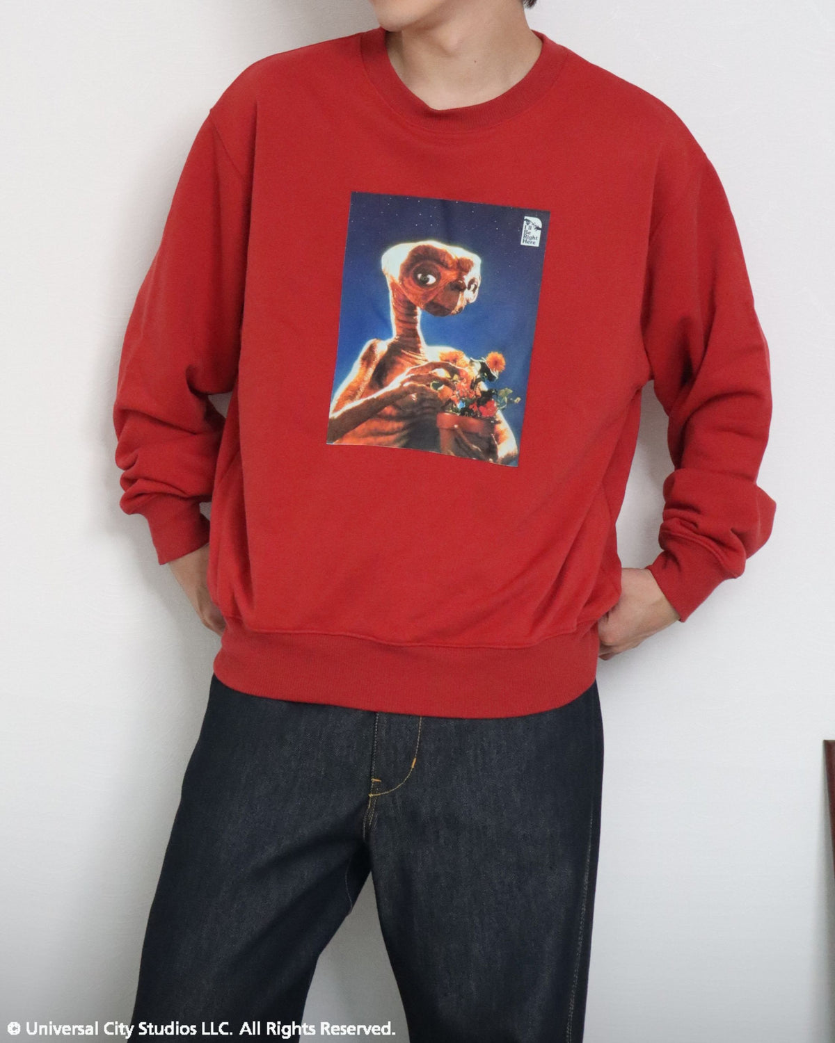 【E.T.】フォトプリントスウェット