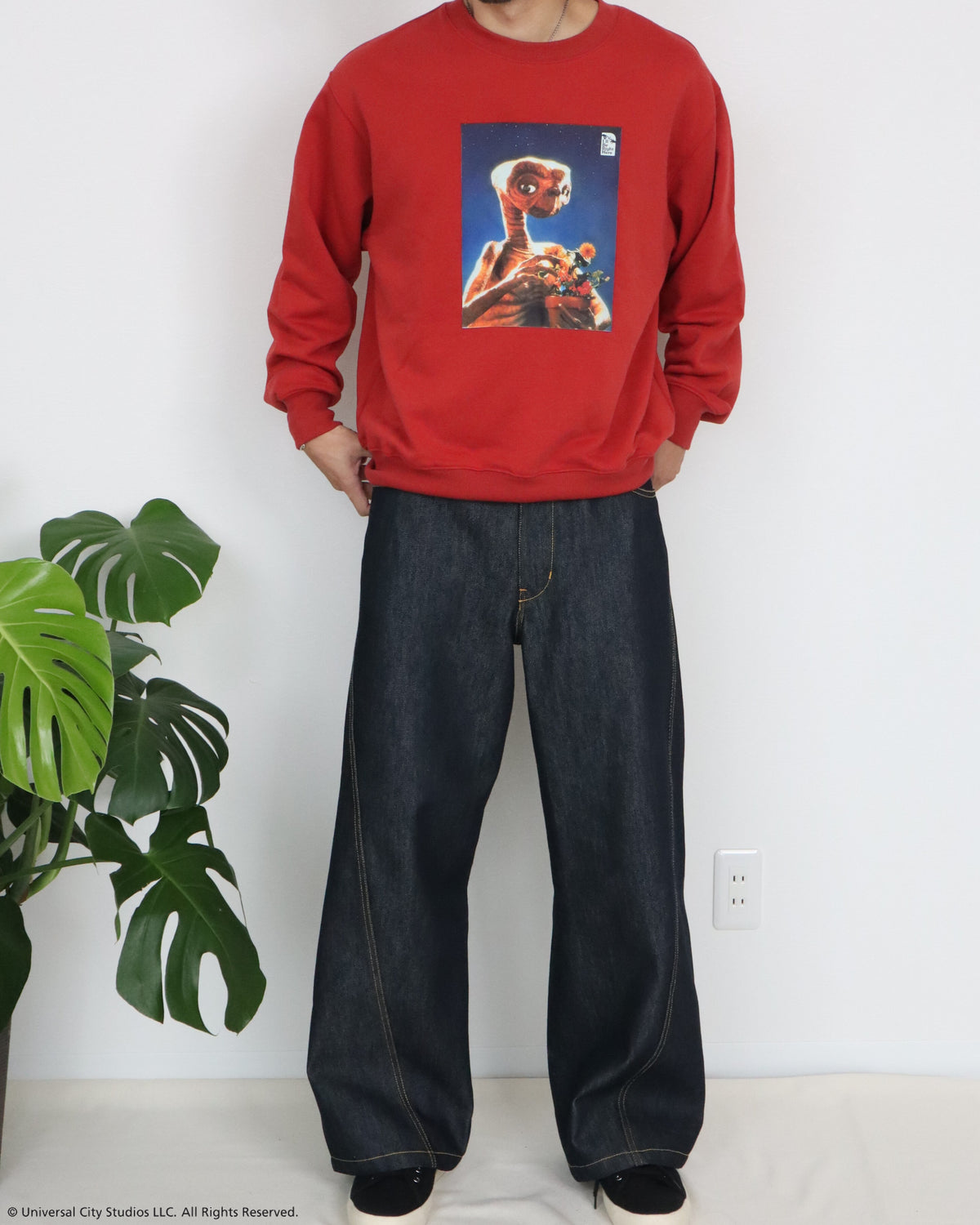 【E.T.】フォトプリントスウェット
