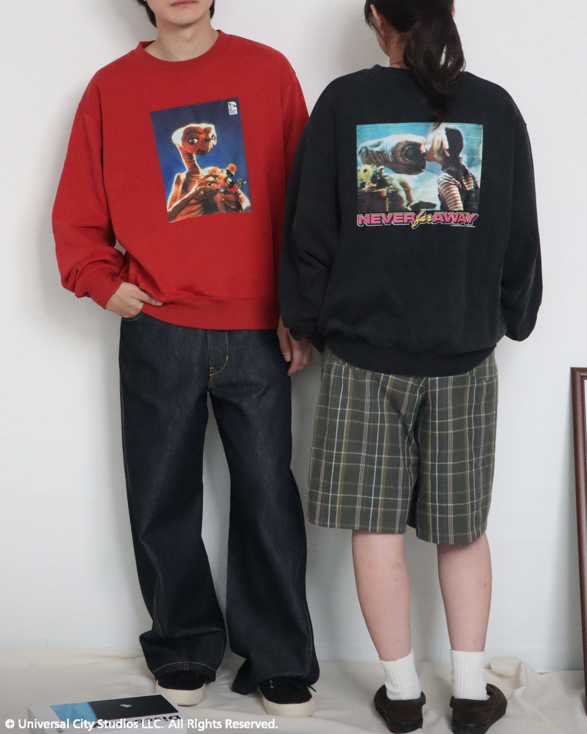 【E.T.】フォトプリントスウェット