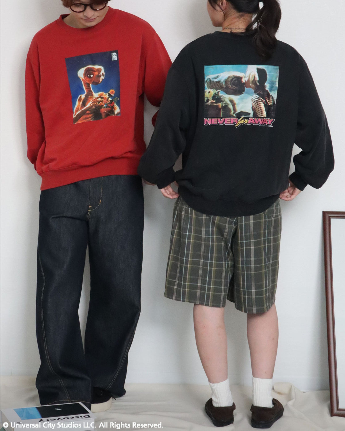 【E.T.】フォトプリントスウェット