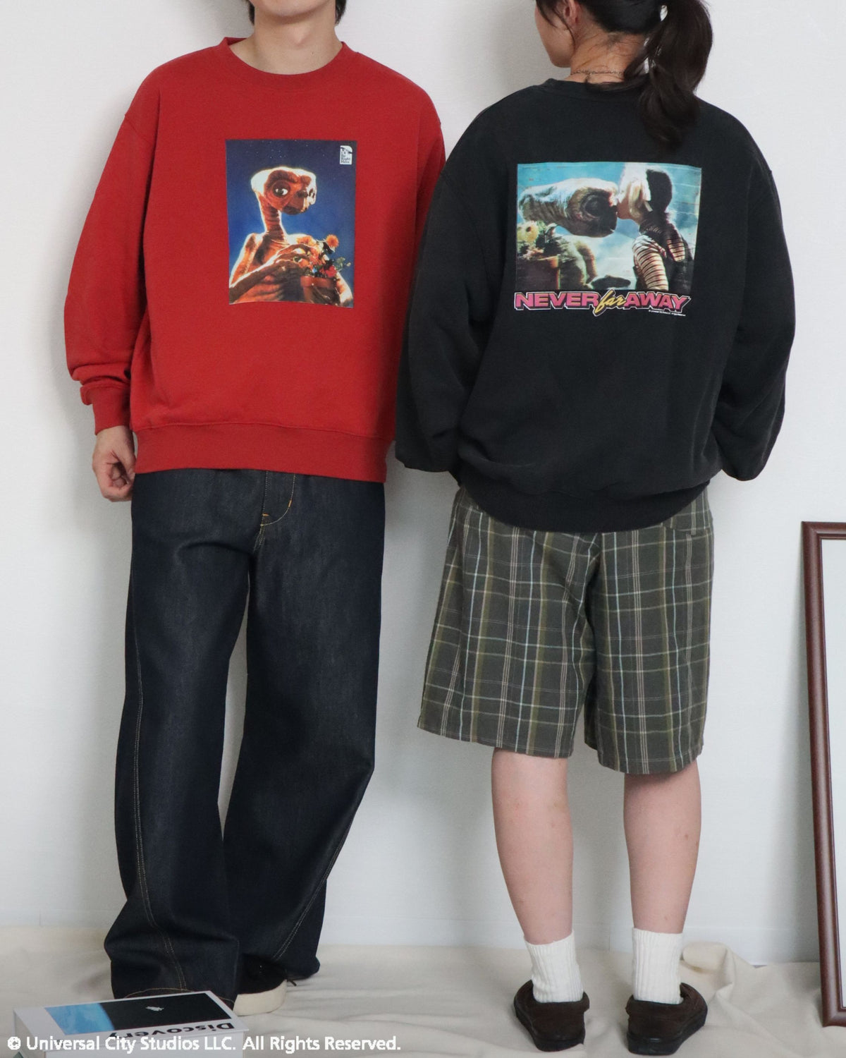 【E.T.】フォトプリントスウェット