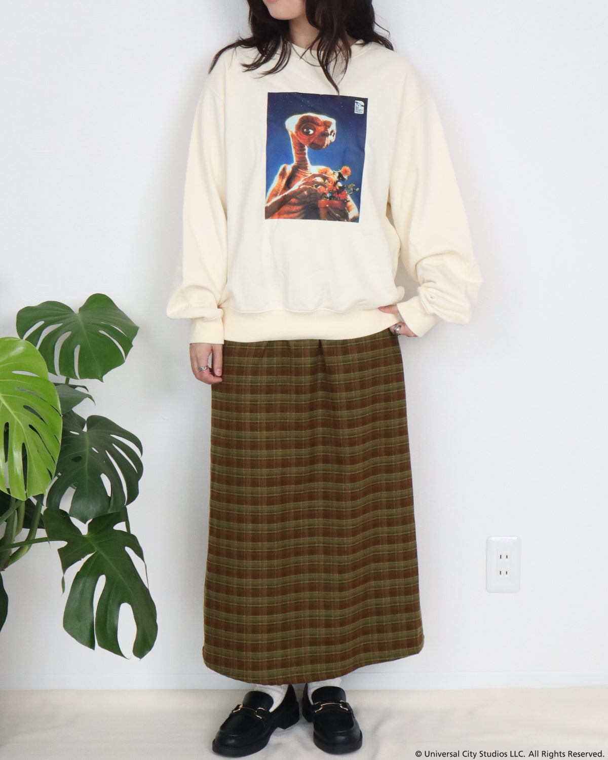【E.T.】フォトプリントスウェット