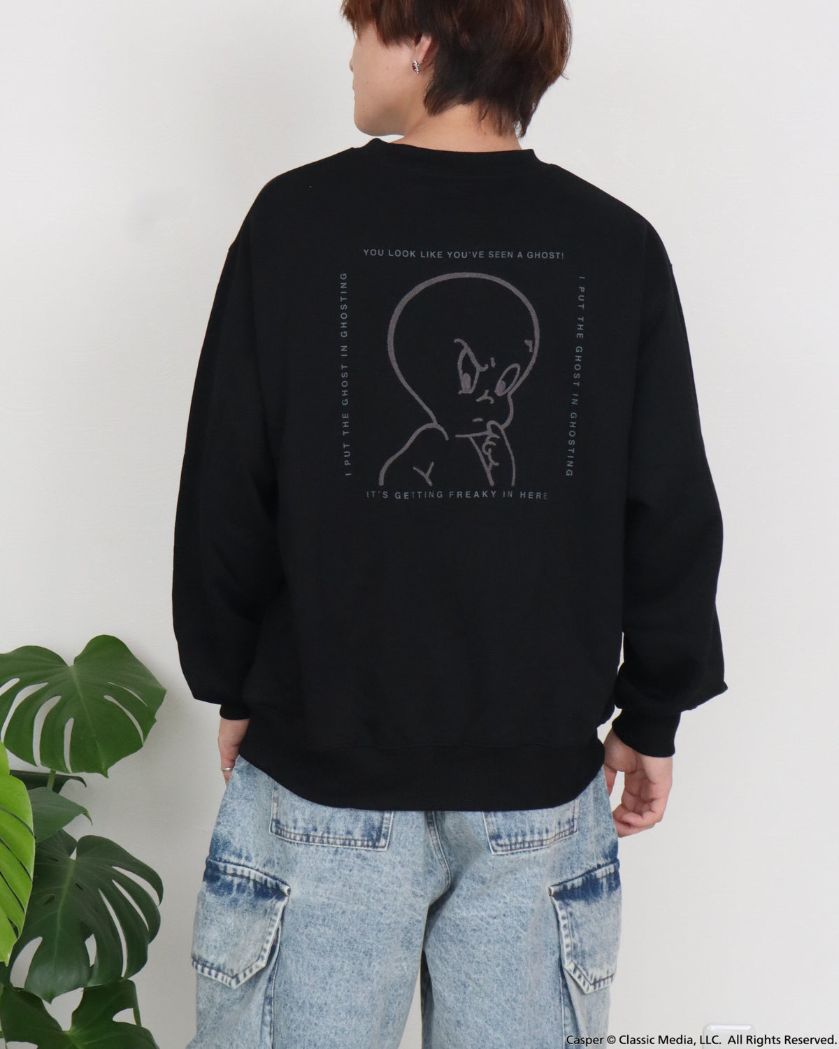 【キャスパー】チェーン刺繍スウェット