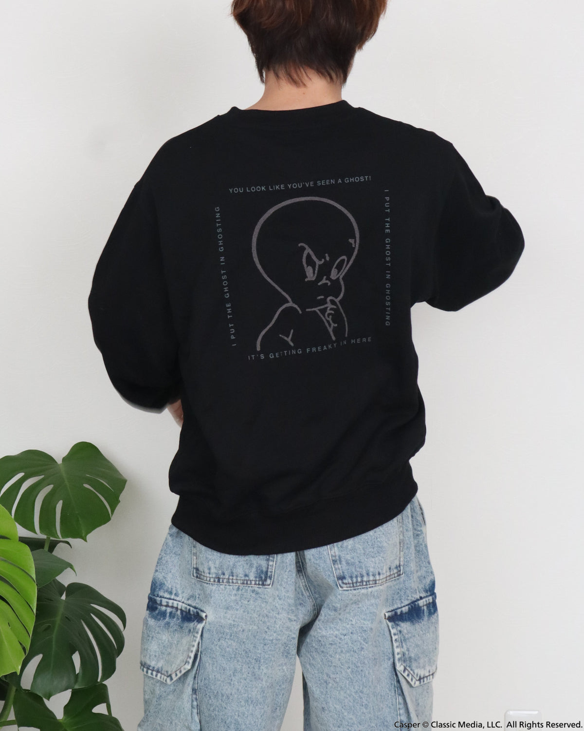 【キャスパー】チェーン刺繍スウェット