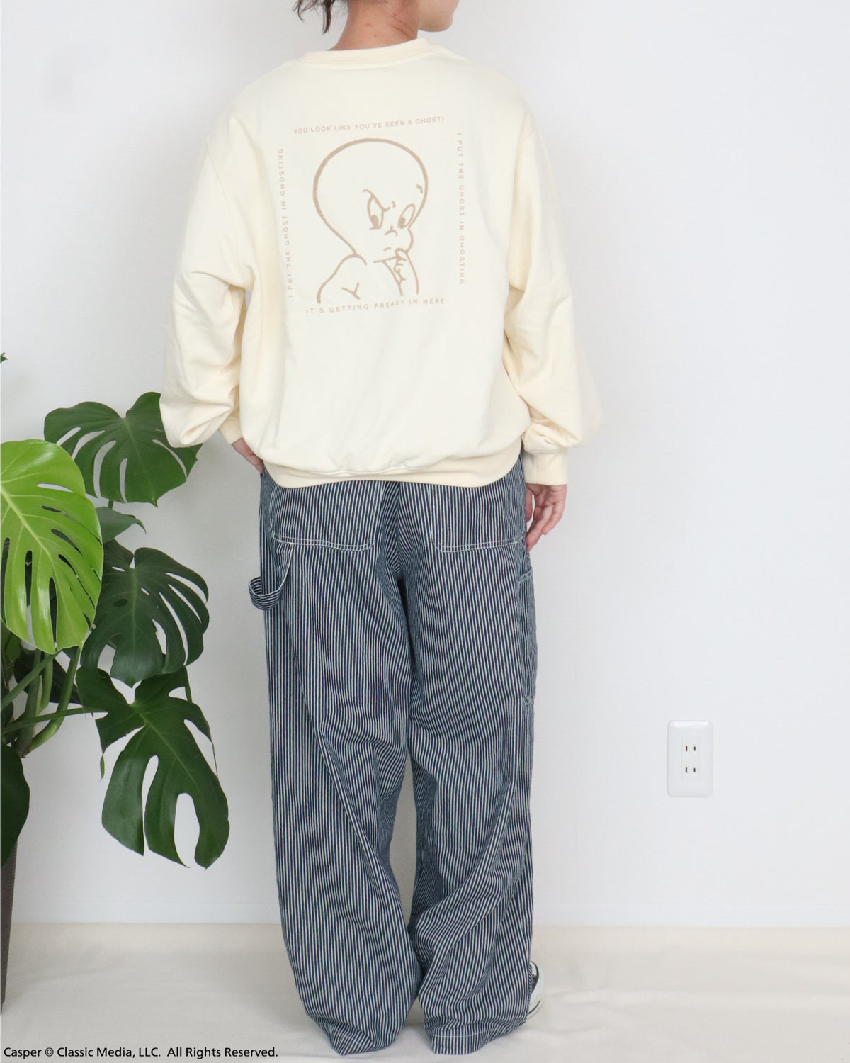 【キャスパー】チェーン刺繍スウェット
