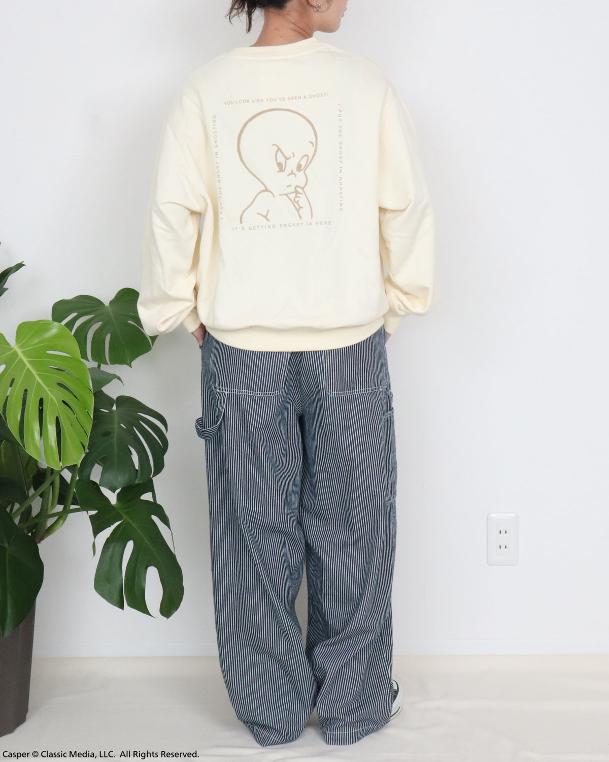 【キャスパー】チェーン刺繍スウェット