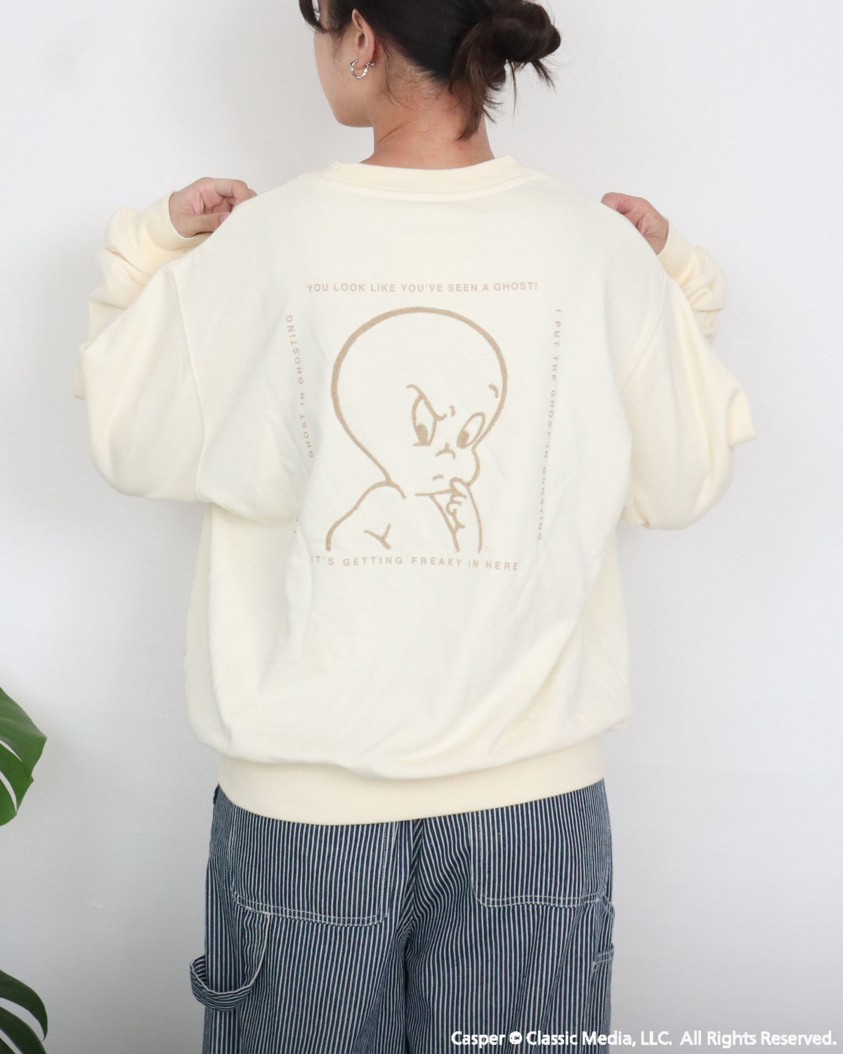 【キャスパー】チェーン刺繍スウェット