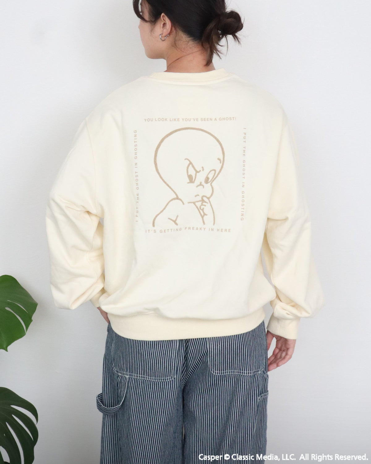 【キャスパー】チェーン刺繍スウェット