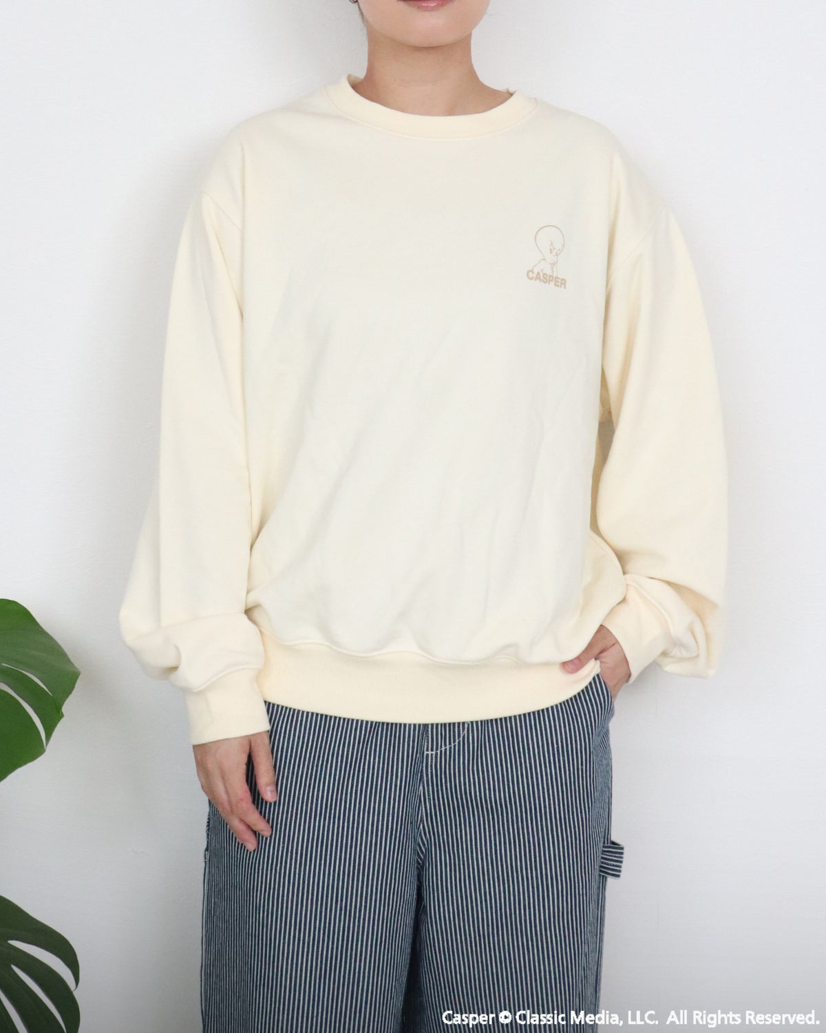 【キャスパー】チェーン刺繍スウェット