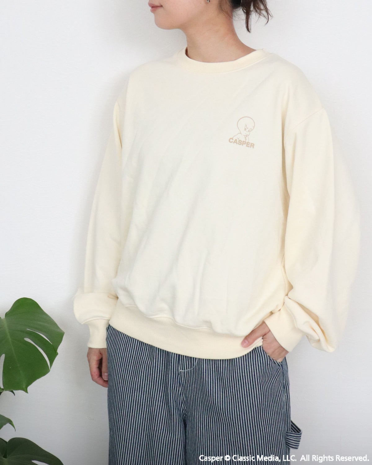 【キャスパー】チェーン刺繍スウェット