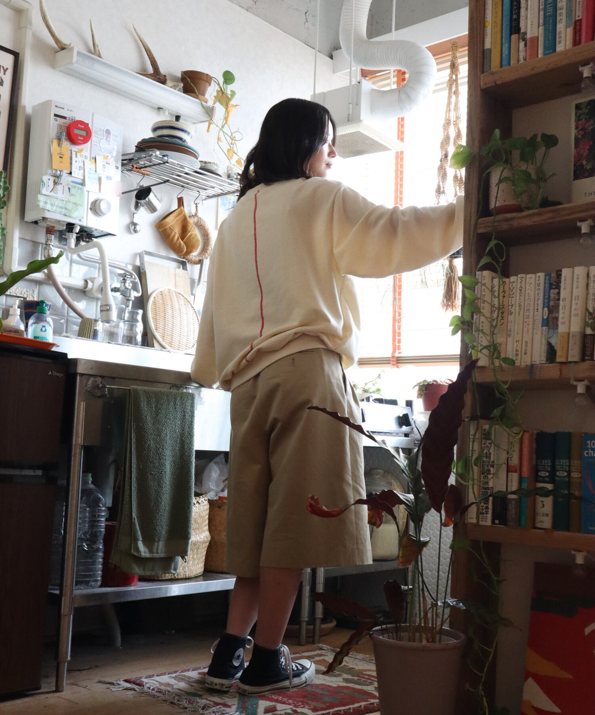 ドーナツ刺繍スウェット