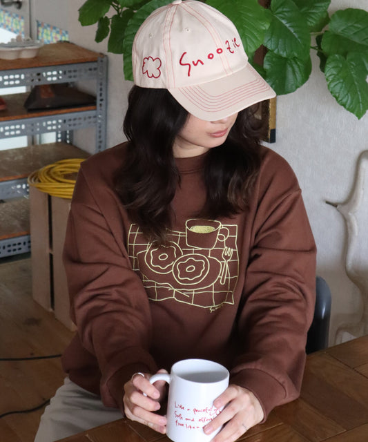 ロゴ刺繍キャップ