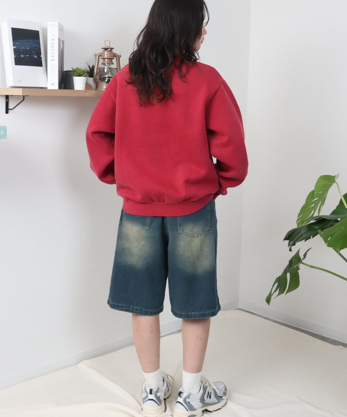 【裏起毛】ワッペン刺繍スウェット