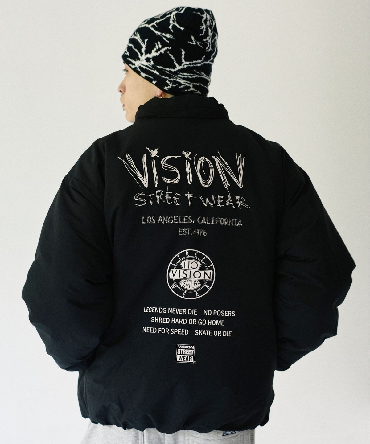 Stand neck padded jacket / スタンドネック中綿ジャケット