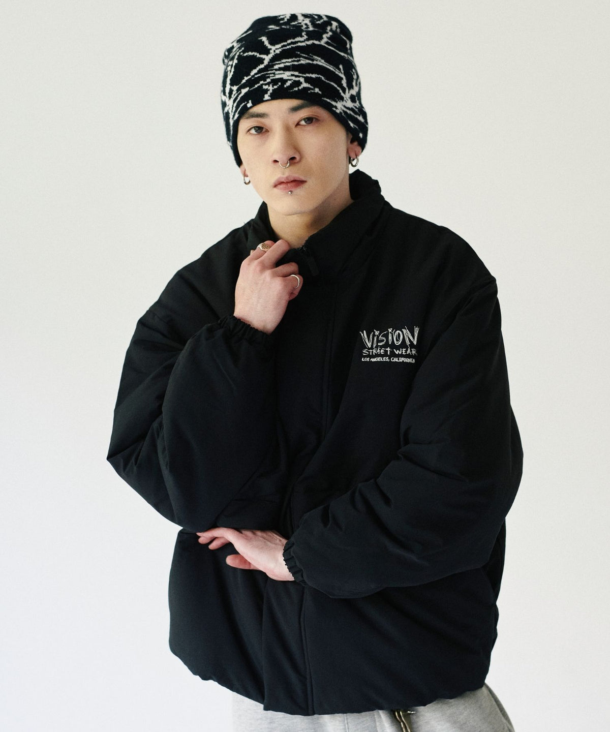 Stand neck padded jacket / スタンドネック中綿ジャケット