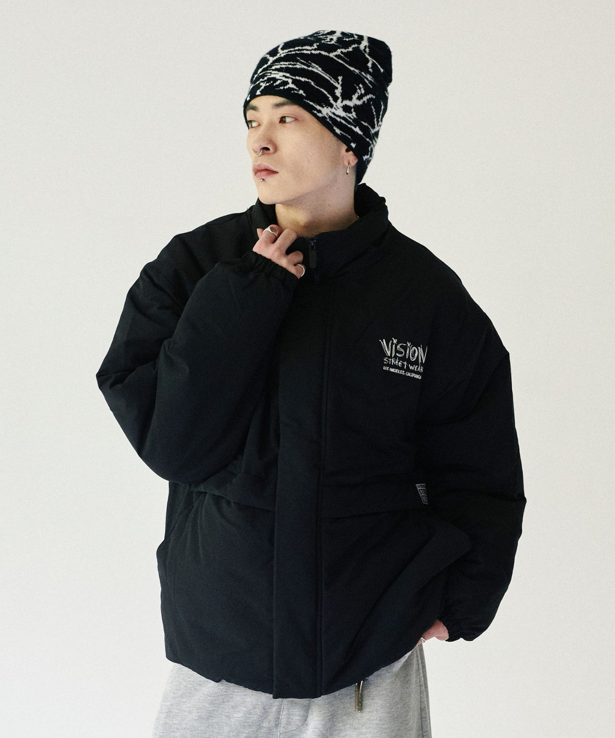 Stand neck padded jacket / スタンドネック中綿ジャケット