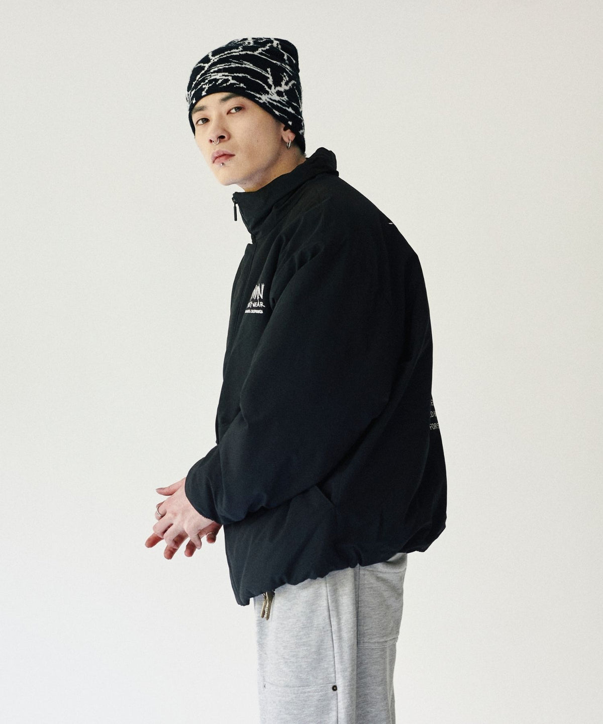 Stand neck padded jacket / スタンドネック中綿ジャケット