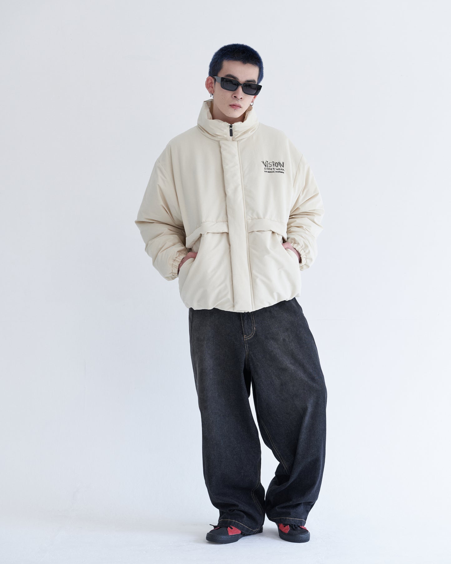 Stand neck padded jacket / スタンドネック中綿ジャケット