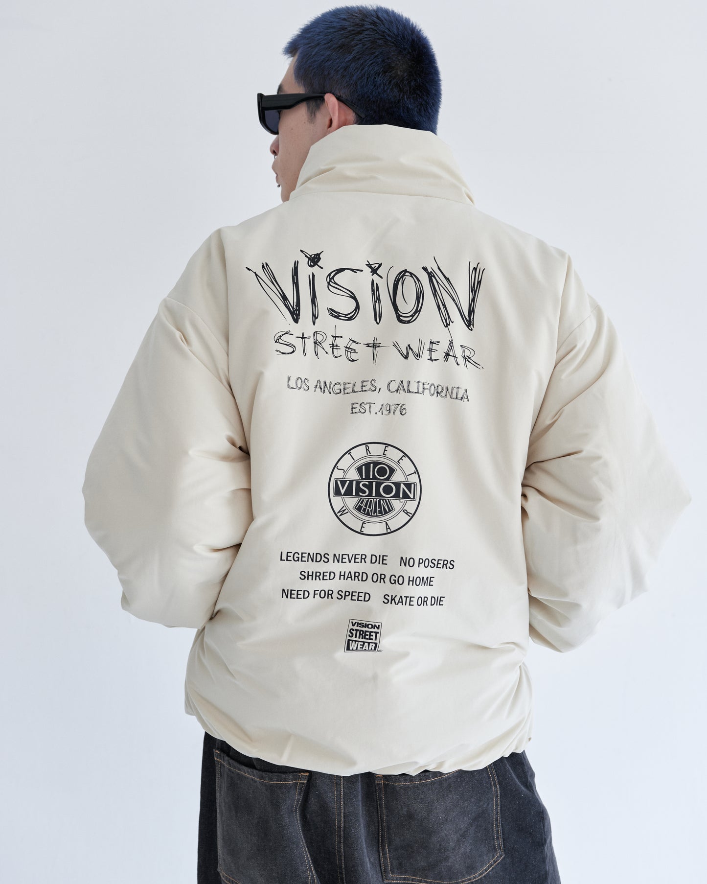 Stand neck padded jacket / スタンドネック中綿ジャケット