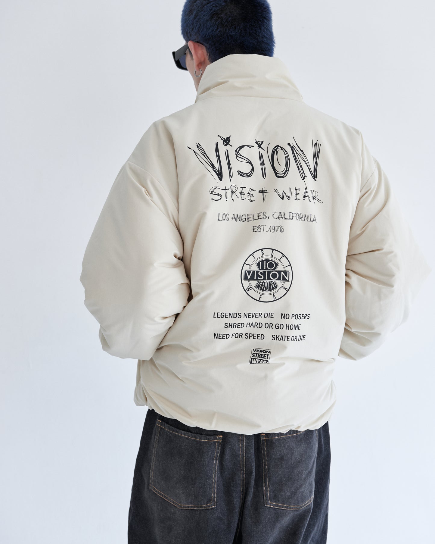 Stand neck padded jacket / スタンドネック中綿ジャケット