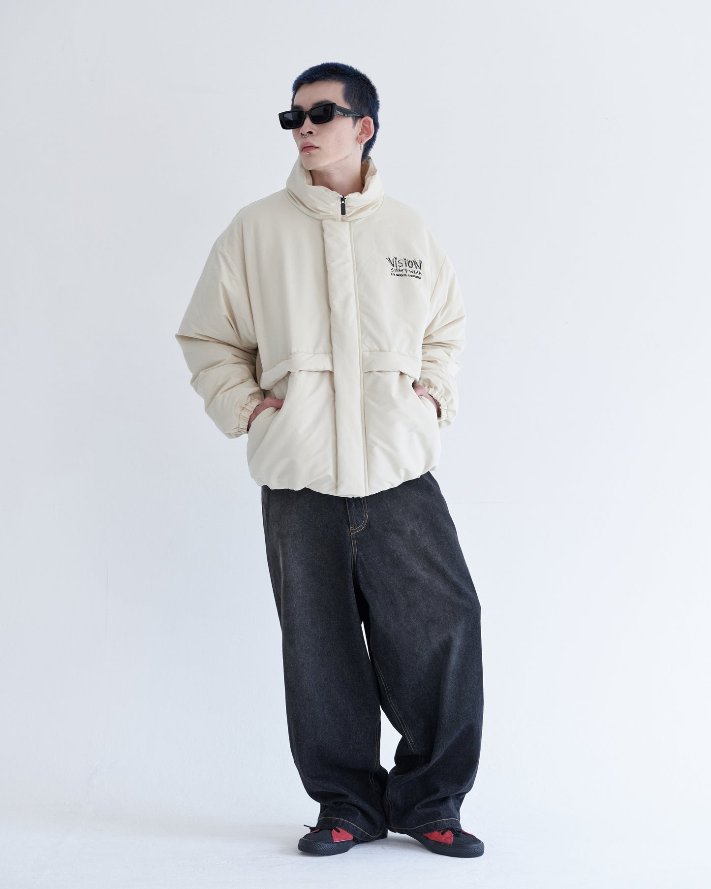 Stand neck padded jacket / スタンドネック中綿ジャケット