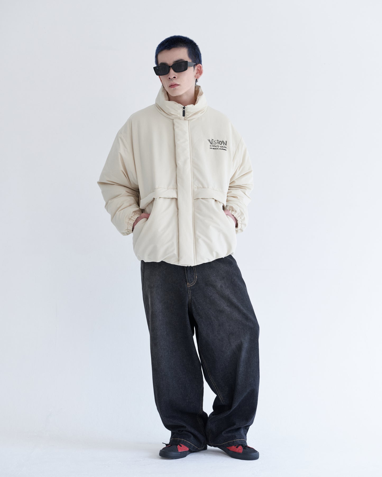 Stand neck padded jacket / スタンドネック中綿ジャケット