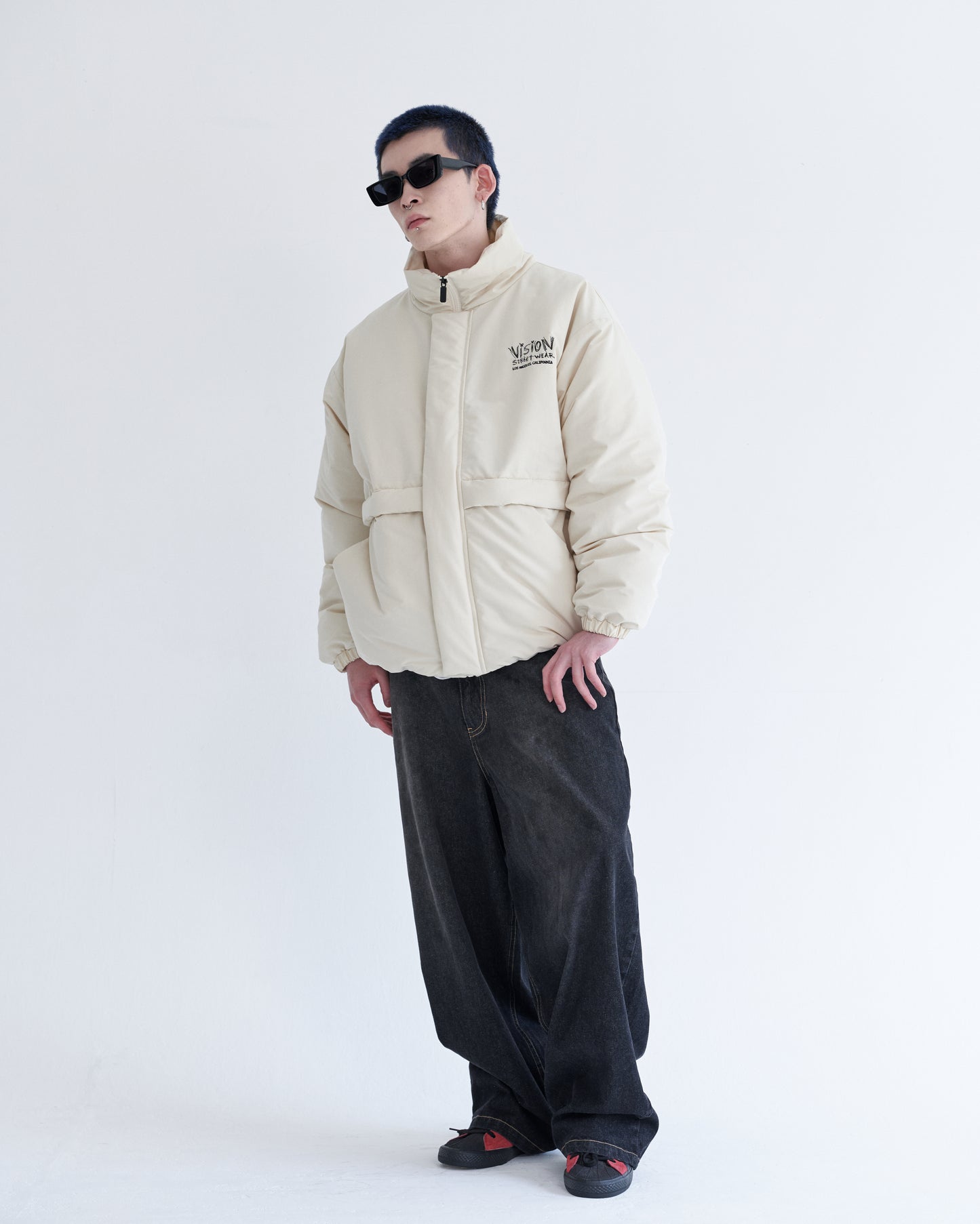 Stand neck padded jacket / スタンドネック中綿ジャケット