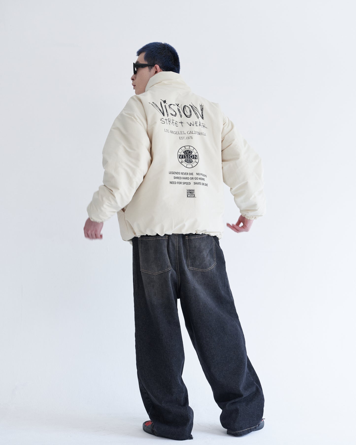 Stand neck padded jacket / スタンドネック中綿ジャケット