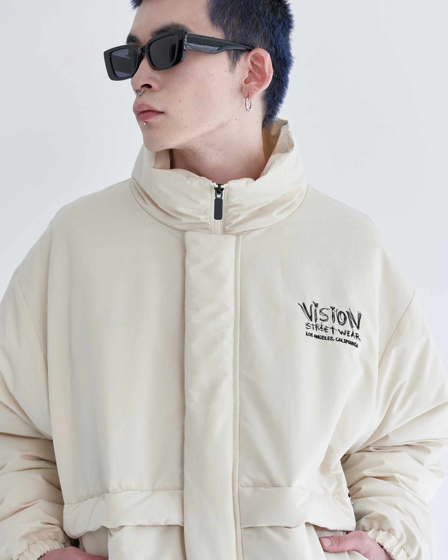 Stand neck padded jacket / スタンドネック中綿ジャケット
