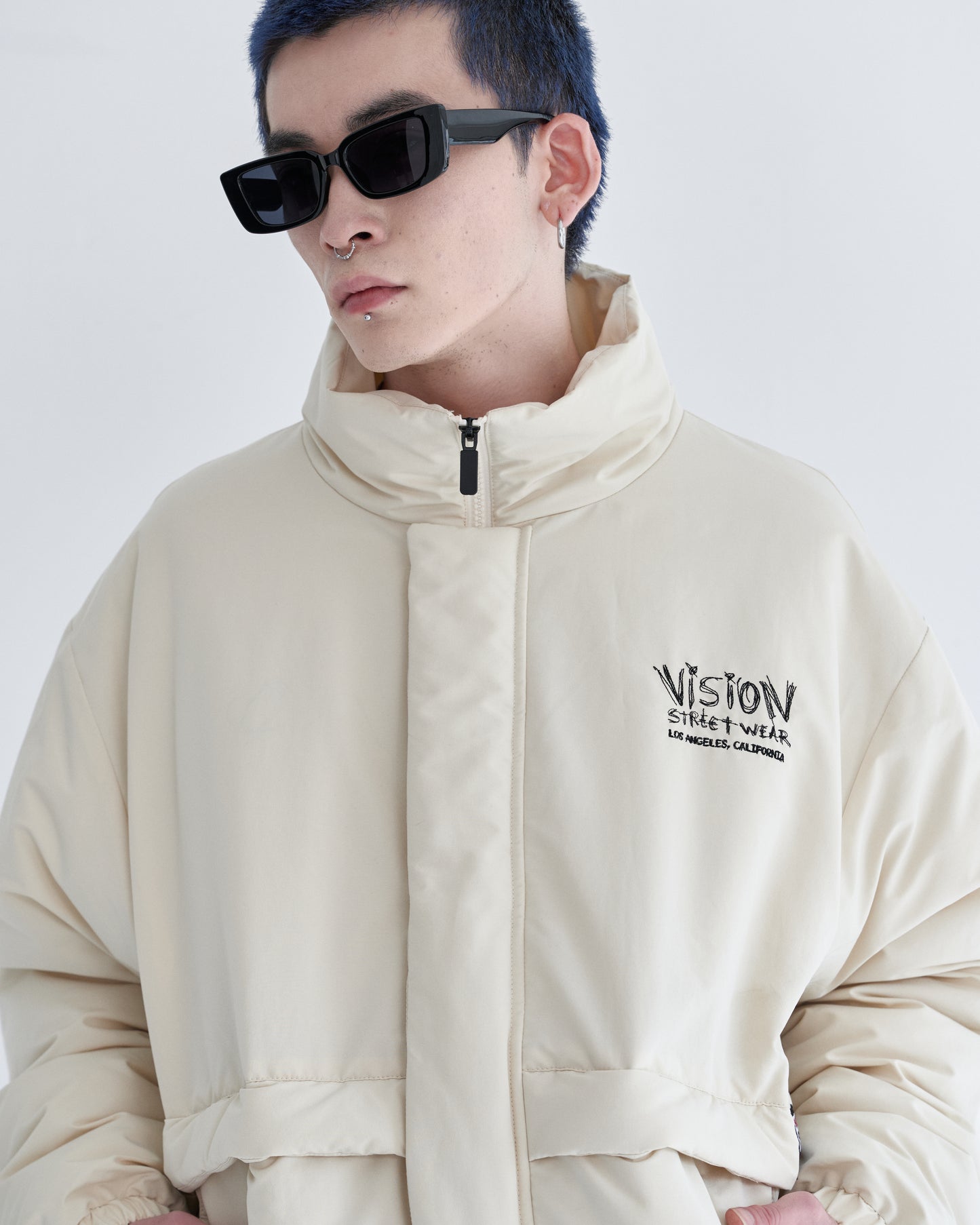 Stand neck padded jacket / スタンドネック中綿ジャケット