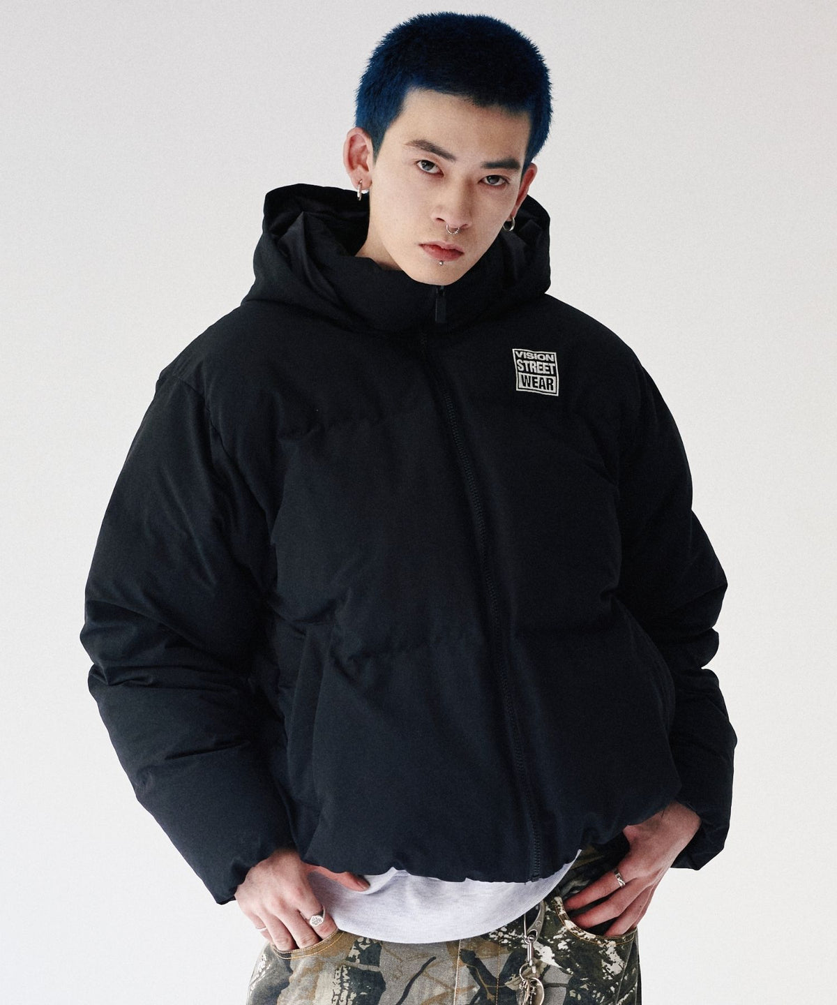 2WAY hood padded jacket / 2WAYフード中綿ジャケット