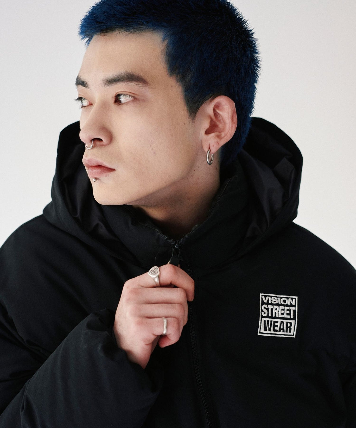 2WAY hood padded jacket / 2WAYフード中綿ジャケット