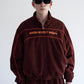 Fake suede piping padded jacket / フェイクスエードパイピング中綿ジャケット