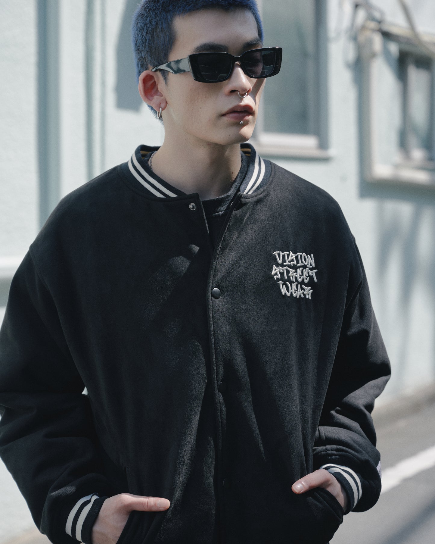 Fake suede stadium jacket / フェイクスエードスタジアムジャケット